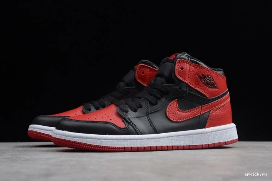 Cheap EP 1 Kid OG Bred Red High Jordan Black Air Banned  555088  555088 001 Kids Retro 001 0428